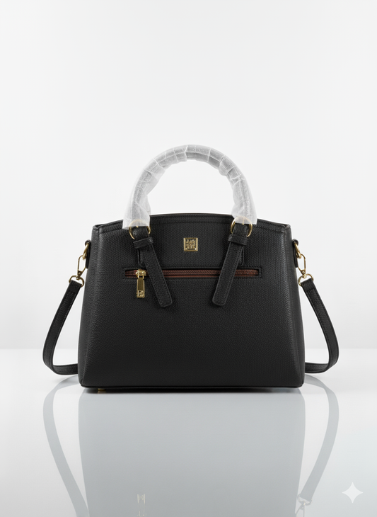 Classic Structured Top-Handle Satchel