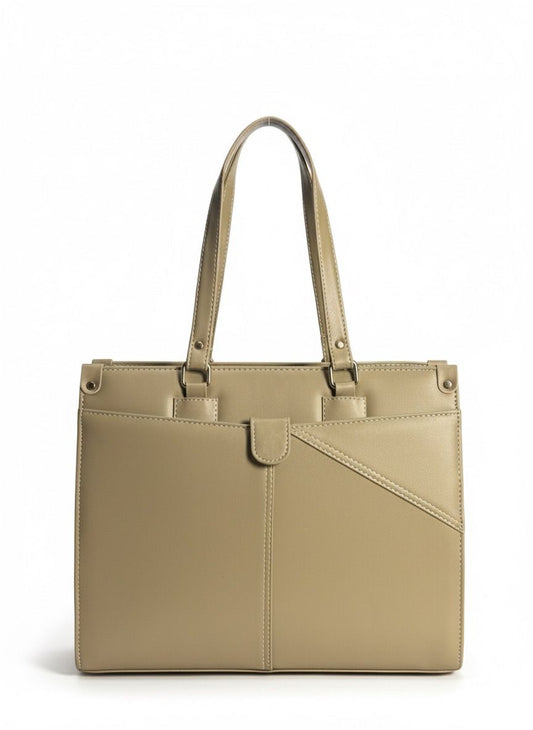 💚 Taupe Structured Work Tote 💚
